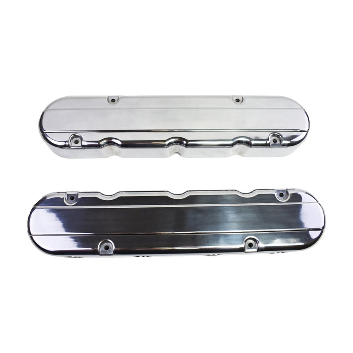 A-Team Performance GM LS Smooth Cast Aluminum Valve Covers with Coil Mounts and Covers For Chevy Small Block SB V8 293 325 376 427 Polished - Southwest Performance Parts