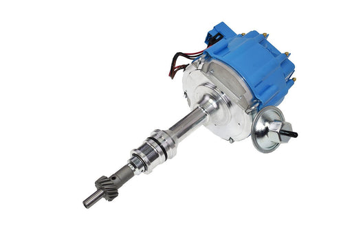 A-Team Performance HEI Complete Distributor 65K Coil Small Block Compatible With Ford 260 289 302 5.0 One-Wire Installation Blue Cap - Southwest Performance Parts