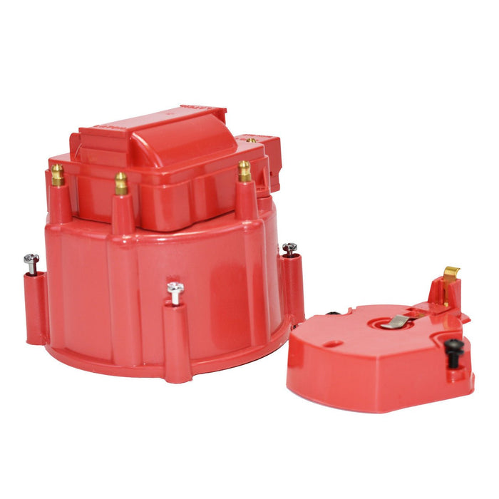 A-Team Performance HEI Distributor 6-Cylinder Tune-Up Kit Male Cap 65k Volt Ignition Coil (Red) - Southwest Performance Parts