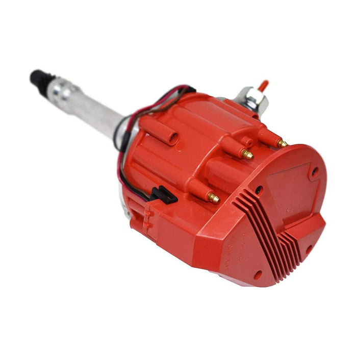 A-Team Performance HEI Distributor 65K Coil 7500 RPM Compatible with Chevrolet Chevy GM GMC Small Block Big Block SBC BBC 262 265 267 283 302 305 307 327 350 383 400 SBC &amp;396 427 454 Super Red Cap - Southwest Performance Parts