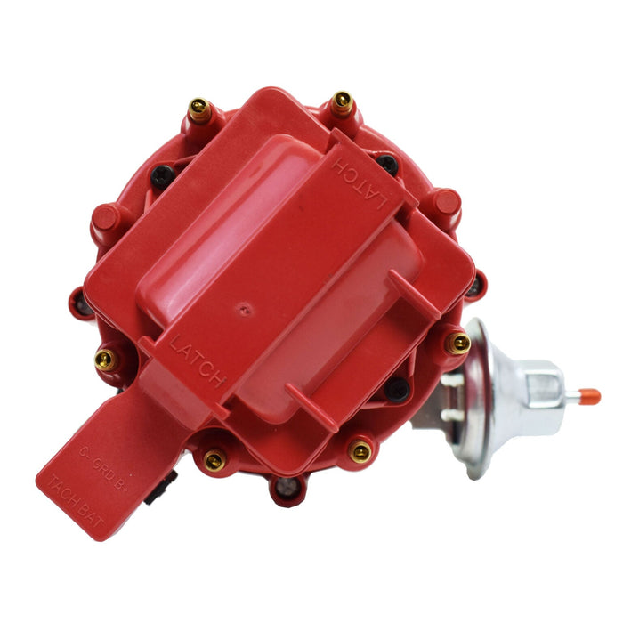 A-Team Performance HEI Distributor 65K Volt Coil Compatible with Buick Odd Fire V6 One Wire Installation Red Cap - Southwest Performance Parts