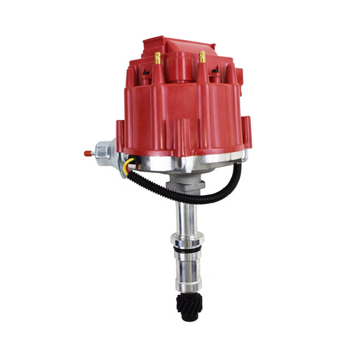 A-Team Performance HEI Distributor 65K Volt Coil Compatible with Buick Odd Fire V6 One Wire Installation Red Cap - Southwest Performance Parts