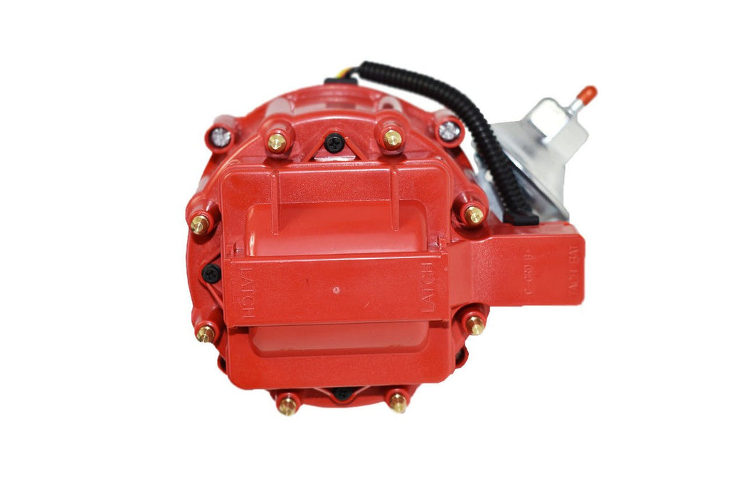 A-Team Performance HEI Distributor 65K Volt Coil Compatible with Buick Small Block SB 215 340 350 (3.5L - 215 1970-1974 Range Rover) One Wire Installation Red Cap - Southwest Performance Parts