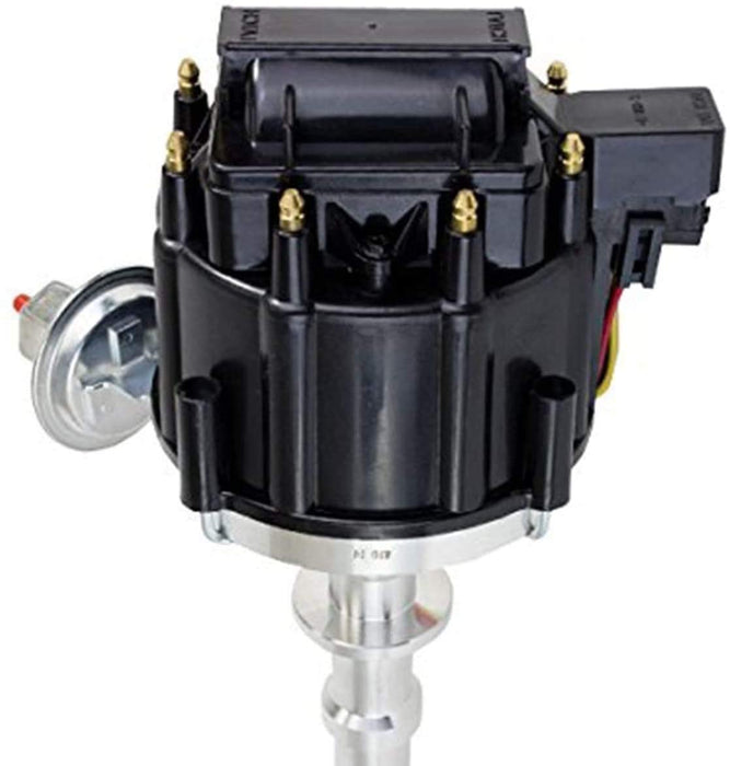 A-Team Performance HEI Distributor 65K Volt Coil Compatible With GM Chevrolet BBC Big Block Chevy 348 409 ONLY W-Series One-Wire Installation Black Cap - Southwest Performance Parts