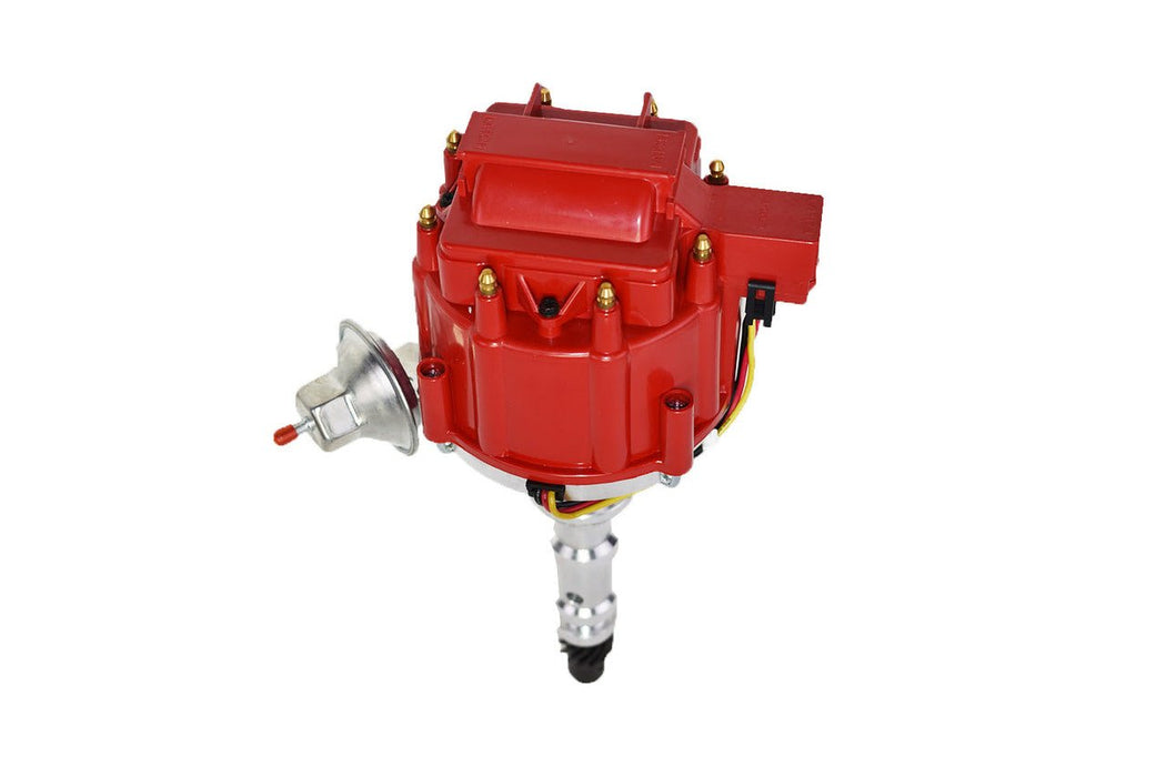 A-Team Performance HEI Distributor 65K Volt Coil Compatible With GM Chevrolet BBC Big Block Chevy 348 409 ONLY W-Series One-Wire Installation Red Cap - Southwest Performance Parts