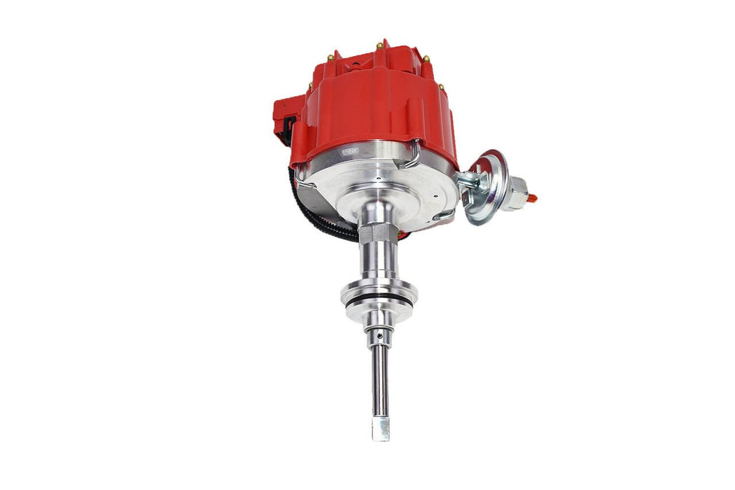 A-Team Performance HEI Distributor 65K Volt Coil Compatible with Mopar Chrysler Dodge Plymouth 331 354 Early HEMI V8 One-Wire Installation Red Cap - Southwest Performance Parts