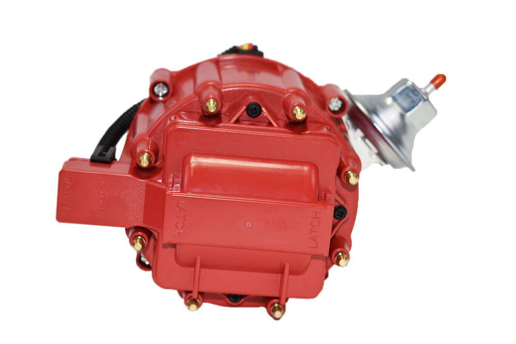 A-Team Performance HEI Distributor 65K Volt Coil Compatible with Mopar Chrysler Dodge Plymouth 392 Early HEMI V8 One-Wire Installation Red Cap - Southwest Performance Parts