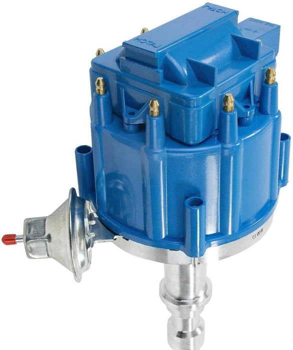 A-Team Performance HEI Distributor for 1968-1974 Cadillac V8 368 425 472 500 65K Volt Coil One-Wire Installation Blue Cap - Southwest Performance Parts