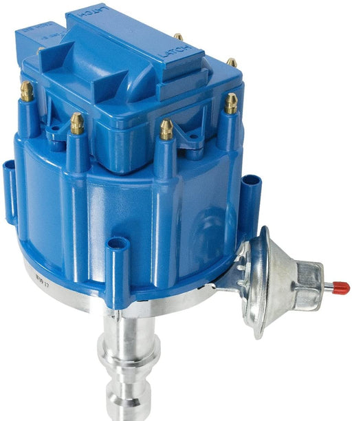 A-Team Performance HEI Distributor for 1968-1974 Cadillac V8 368 425 472 500 65K Volt Coil One-Wire Installation Blue Cap - Southwest Performance Parts