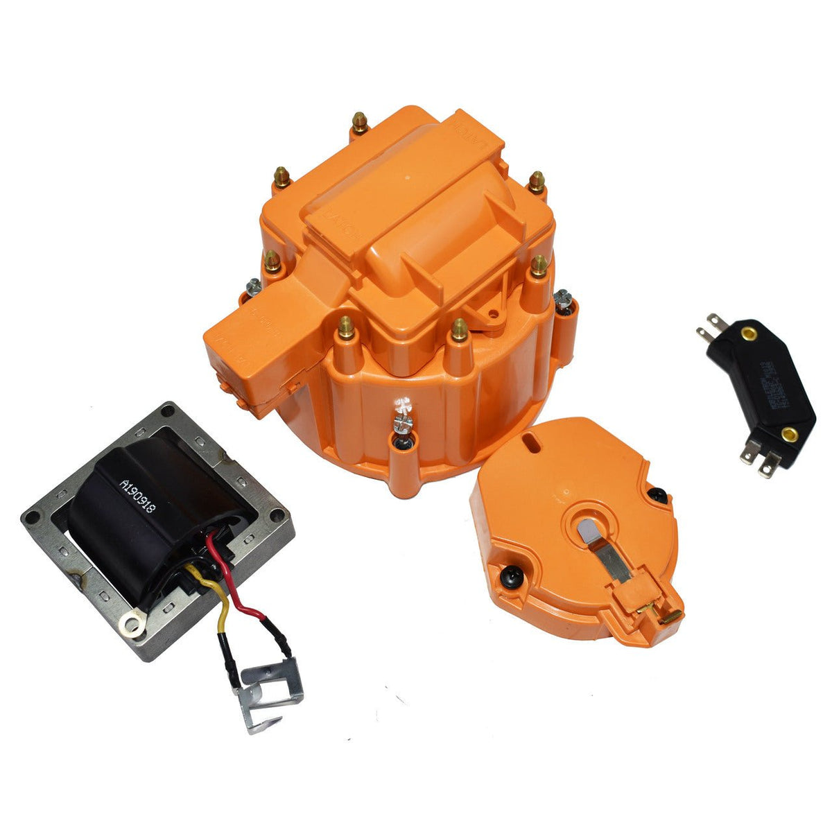 ATeam Performance HEI Distributor 8Cylinder TuneUp Kit Male Cap 65k Volt Ignition Coil