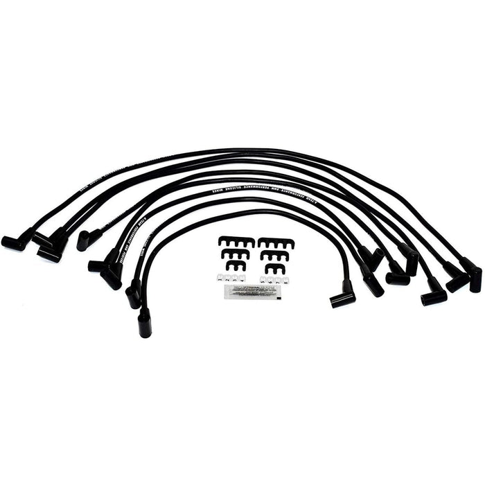 A-Team Performance HEI Distributor with SBC Spark Plug Wires &amp; HEI Pigtail Harness Complete Kit for Chevrolet Chevy GM GMC SBC 262 265 267 283 302 305 307 327 350 383 400 Red Cap - Southwest Performance Parts