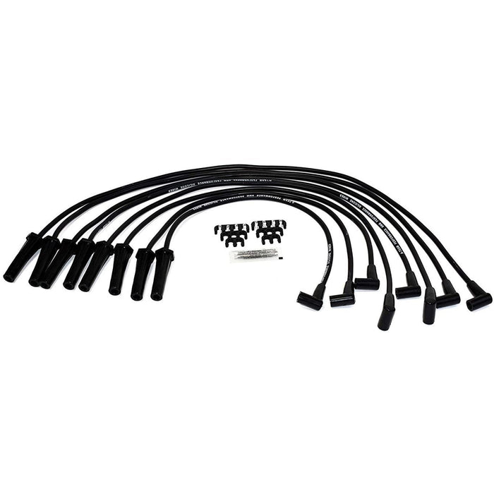 A-Team Performance HEI Distributor with Spark Plug Wires &amp; HEI Pigtail Harness Complete Kit Compatible with Chevrolet Chevy GM GMC Big Block Chevy BBC 396 427 Red Super Cap - Southwest Performance Parts