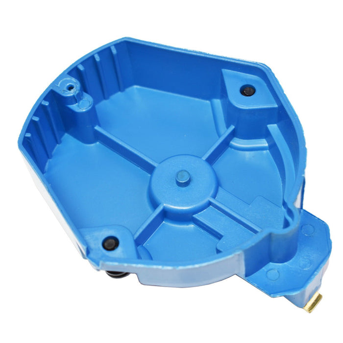 A-Team Performance HEI OEM Distributor Cap, Rotor &amp; Coil Cover Kit 8-cylinder CHEVY GM FORD DODGE BLUE - Southwest Performance Parts