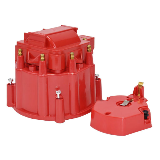 A-Team Performance HEI OEM Distributor Cap, Rotor &amp;, Coil Cover Kit 8-cylinder CHEVY GM FORD DODGE RED - Southwest Performance Parts
