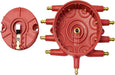 A-Team Performance LOW PROFILE CRAB STYLE REPLACEMENT DISTRIBUTOR &amp; ROTOR CAP MALE RED TYPE 85413 - Southwest Performance Parts