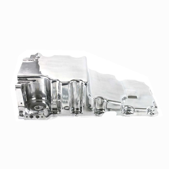 A-Team Performance LS Aluminum Rear Sump Low-Profile Retro-Fit Oil Pan Compatible with Chevrolet SB V8 GEN. III, IV Polished - Southwest Performance Parts