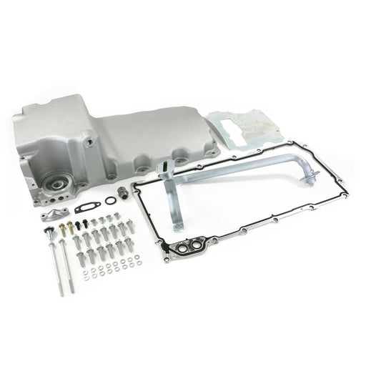 A-Team Performance LSX Aluminum Rear Sump Retro-Fit Oil Pan Satin - Southwest Performance Parts