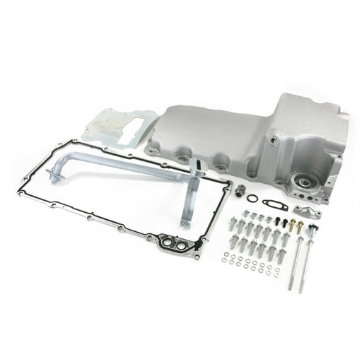 A-Team Performance LSX Aluminum Rear Sump Retro-Fit Oil Pan Satin - Southwest Performance Parts