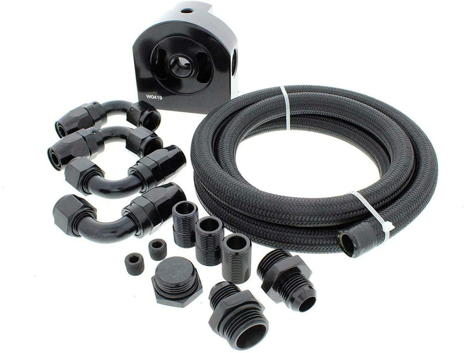 A-Team Performance Oil Filter Relocation Kit Compatible with GM LS LSX LS1 LS3 4.8 5.3 5.7 6.0 - Southwest Performance Parts