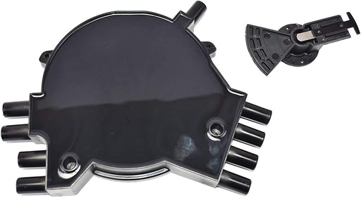 A-Team Performance Optispark Distributor Cap, Rotor, Remote Ignition Coil, And 8.0mm Spark Plug Wires Kit For 92-94 GM Chevy Pontiac LT1 Black - Southwest Performance Parts