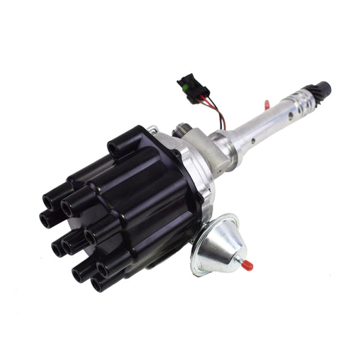 A-Team Performance Pro Series Ready to Run R2R Distributor For Chevy Corvette SB-BB, Tach Drive, 262 265 267 283 302 305 307 327 350 400 396 402 454 V8 Engine, Black Female Cap - Southwest Performance Parts
