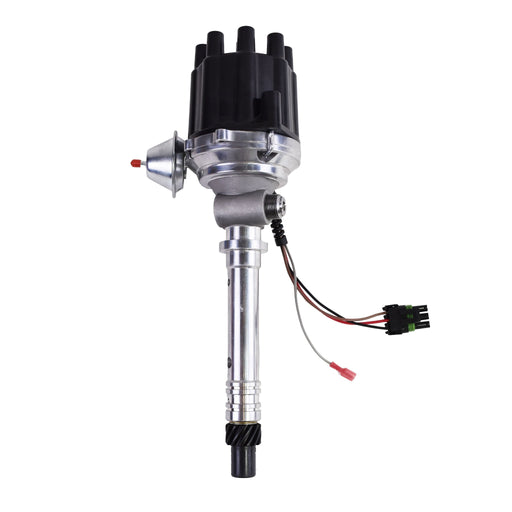 A-Team Performance Pro Series Ready to Run R2R Distributor For Chevy Corvette SB-BB, Tach Drive, 262 265 267 283 302 305 307 327 350 400 396 402 454 V8 Engine, Black Female Cap - Southwest Performance Parts