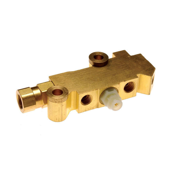 A-Team Performance PV2 172-1353 - Proportioning Valve Brass Finish for Disc-Drum Brakes - Southwest Performance Parts