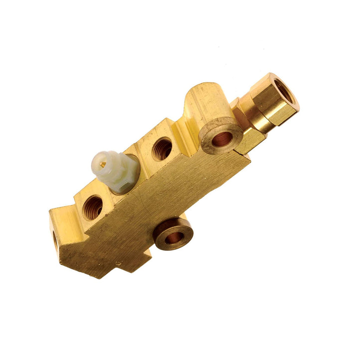 A-Team Performance PV2 172-1353 - Proportioning Valve Brass Finish for Disc-Drum Brakes - Southwest Performance Parts