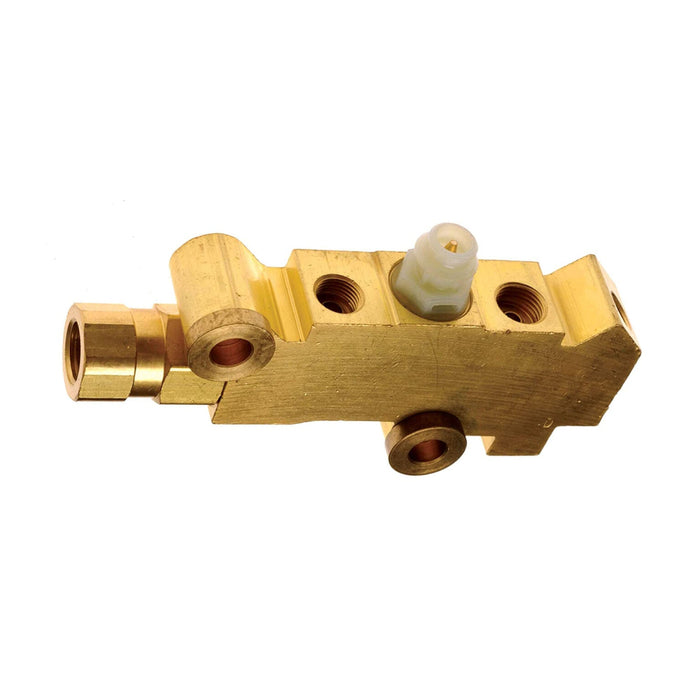 A-Team Performance PV2 172-1353 - Proportioning Valve Brass Finish for Disc-Drum Brakes - Southwest Performance Parts