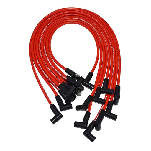 A-Team Performance Red Silicone Spark Plug Wires Compatible with SBC for Marine Use - Southwest Performance Parts