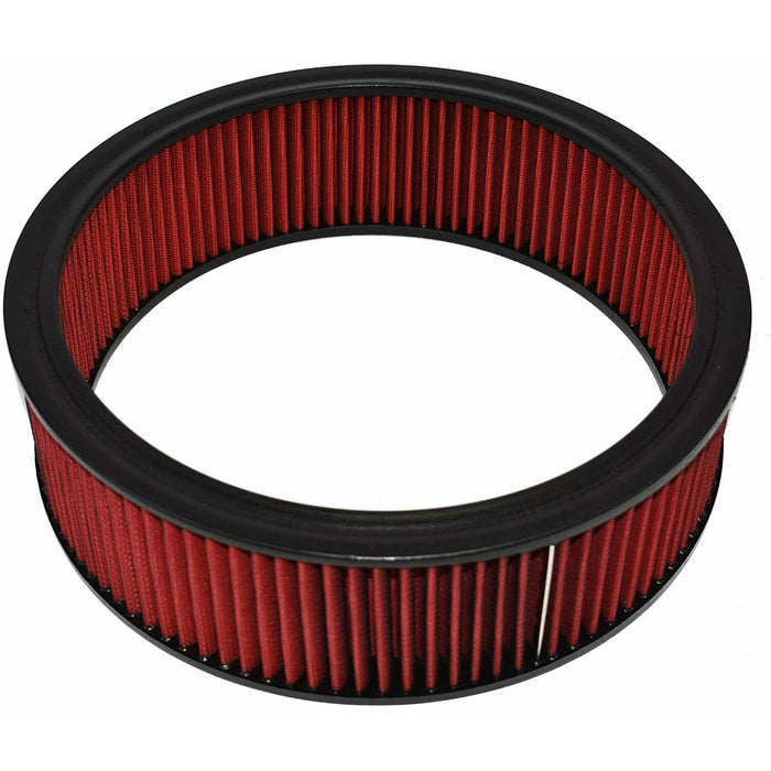 A-Team Performance Replacement High Flow Washable and Reusable Round Air Filter Element 14" x 4" - Southwest Performance Parts