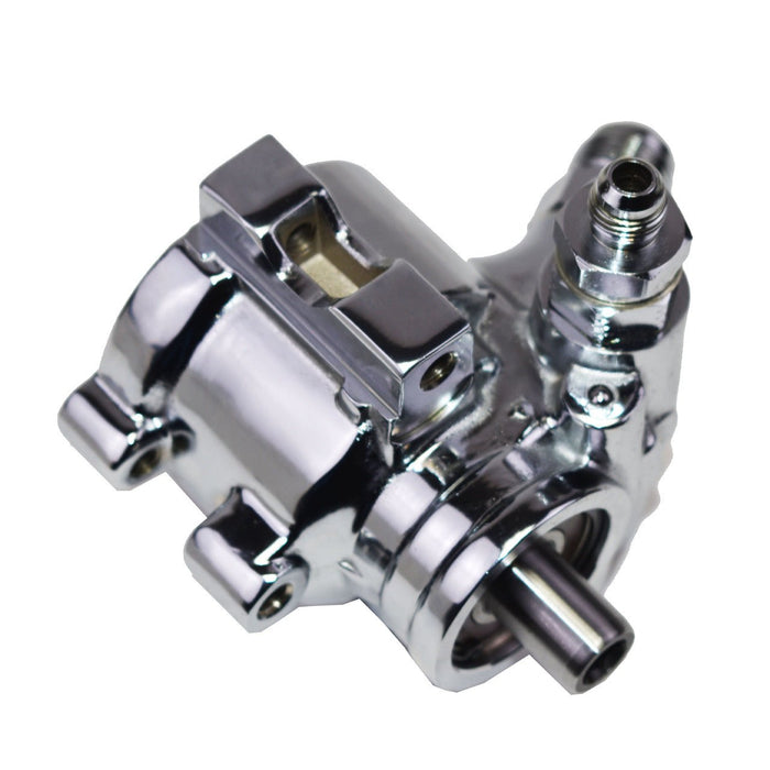 A-Team Performance Saginaw TC Series Power Steering Pump Compatible with SBC Chevy 376 427 GM Type II Chrome - Southwest Performance Parts
