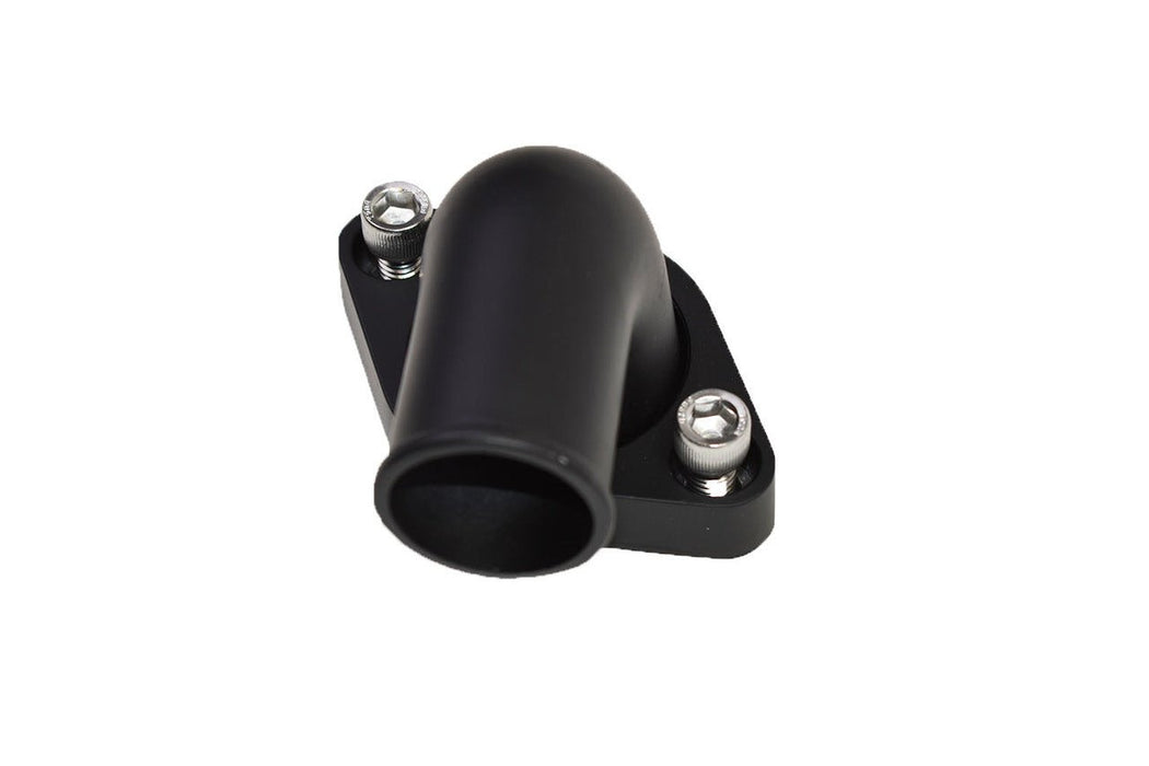 A-Team Performance SBC BBC CHEVY 90 SWIVEL BLACK WATER NECK THERMOSTAT HOUSING 327 350 396 454 - Southwest Performance Parts