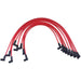 A-Team Performance SBC CHEVY 283 350 HEI Distributor + RED 8mm SPARK PLUG WIRES OVER VALVE COVER - Southwest Performance Parts