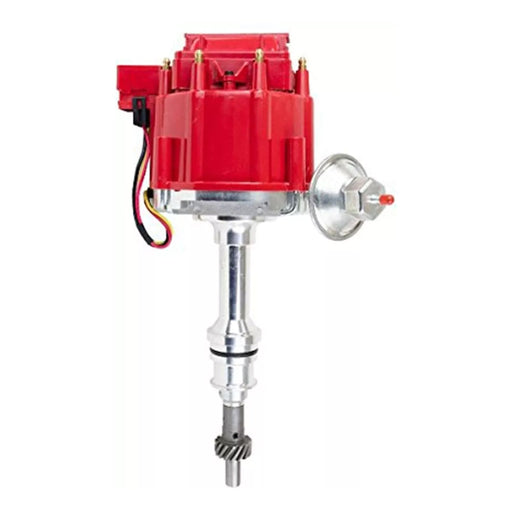 A-Team Performance SBF Ford Small Block 351W Windsor HEI Ignition Red Cap Distributor 65K Coil - Southwest Performance Parts