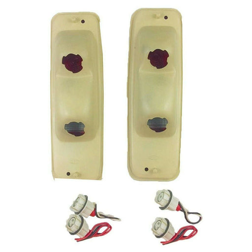 A-Team Performance Scout II Tail Light Lens Set 70-78 International Brake Lens 69-75 D-Series Truck - Southwest Performance Parts