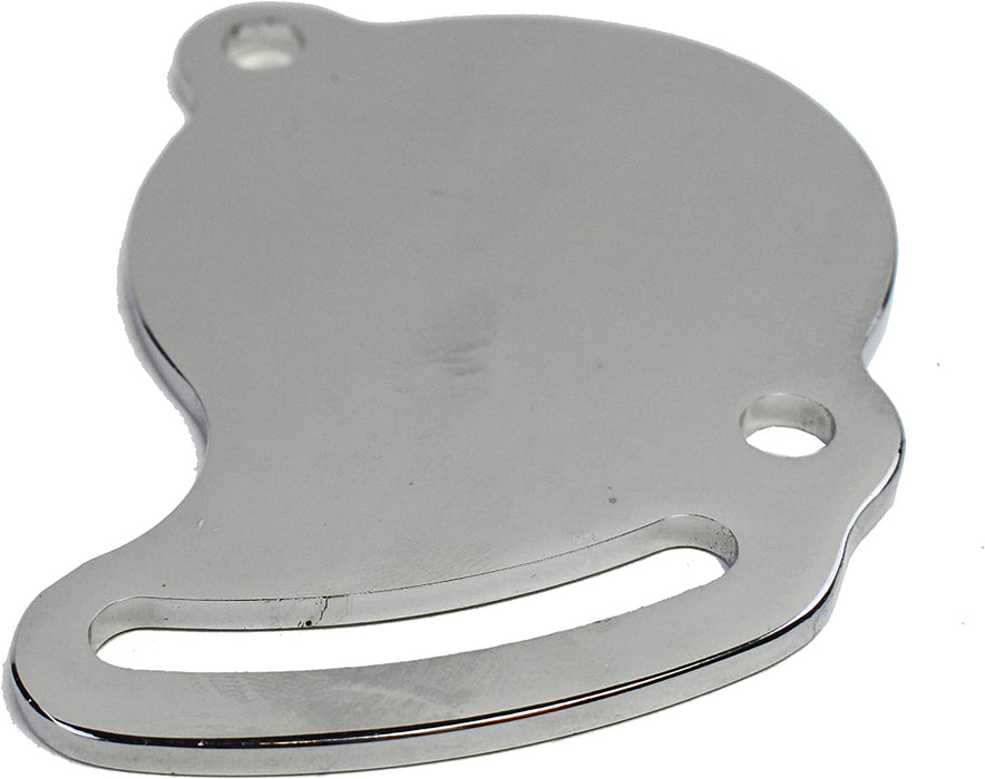 A-Team Performance Short Neck Water Pump SWP Type II Power Steering Bracket For Chevrolet SBC Small Block Chevy V8 GEN. I, Chrome - Southwest Performance Parts