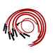 A-Team Performance Silicone High Performance Spark Plug Wire Set Universal Fit V8 V6 Plus Coil Wire for Buick Cadillac Chevy GMC Ford Mopar Oldsmobile Pontiac 9.5mm (Red) - Southwest Performance Parts
