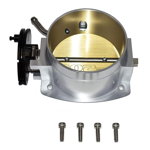 A-Team Performance Silver 102 mm 4 Bolt Throttle Body LS LS1 LS3 LS6 LSX Engine - Southwest Performance Parts