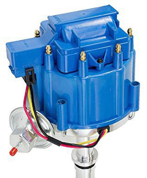 A-Team Performance Small Block Buick HEI Distributor BLUE Cap 65K VOLT COIL 215 340 350 - Southwest Performance Parts