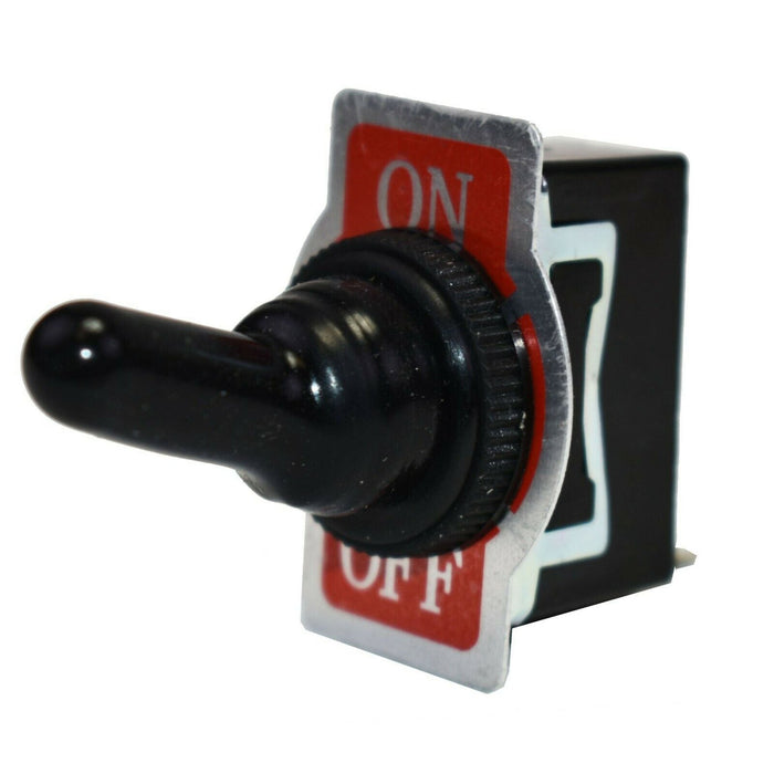 A-Team Performance SPST ON-OFF Heavy Duty 20 Amp AC-DC Toggle Switch with Weatherproof Neoprene Boot - Southwest Performance Parts