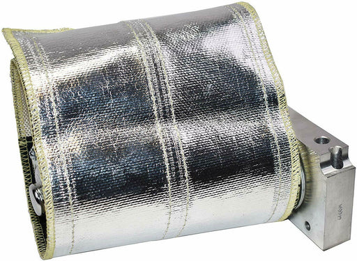 A-Team Performance Starter Heat Shield Barrier Cover Wrap Insulation High Temperature Fiberglass Versa-Shield Aluminized Protection Silver 7"x 24" - Southwest Performance Parts