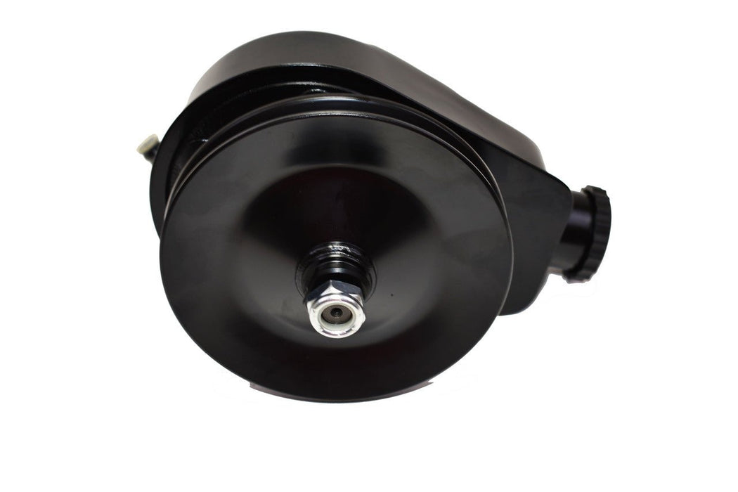 A-Team Performance Steel Key-Way Power Steering Pump Pulley Compatible with 1955-72 Chevy-GM Black- 1 Groove - Southwest Performance Parts