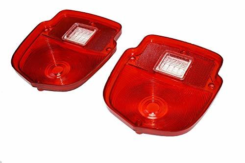 A-Team Performance TAIL LIGHT LENS 1953 1954 1955 1956 FORD PICKUP TRUCKS F100 F-100 PAIR W-Backup - Southwest Performance Parts