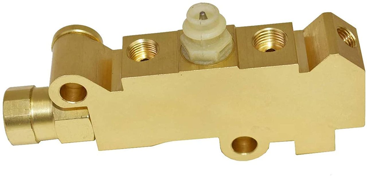 A-Team Performance Universal GM Chevy Brass Disc-Disc Brake Proportioning Valve PV4 - Southwest Performance Parts