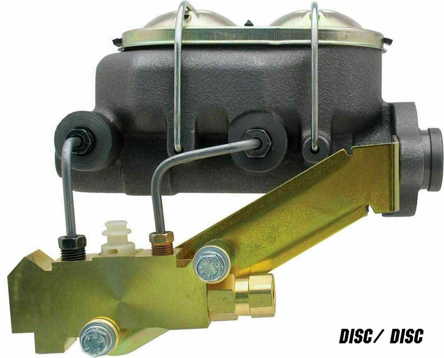 A-Team Performance Universal Master Cylinder 1-1-8" Bore, Disc Disc Proportioning Valve Kit - Southwest Performance Parts