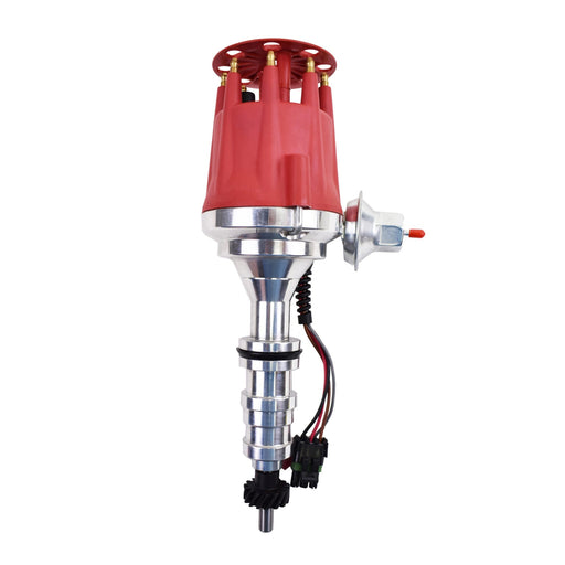 A-Team Performance V8 Pro Series Distributor Ready to Run R2R Compatible with Ford Big Block FE 330, 352, 360, 390, 406, 410, 427, 428 (Red) - Southwest Performance Parts