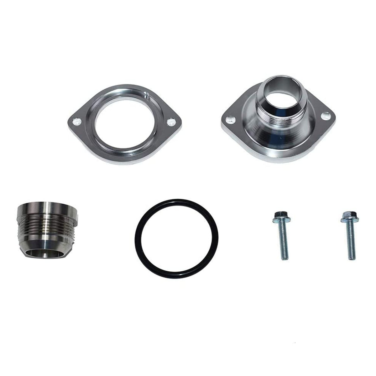 Water Pump Adapter Kit Compatible with GM LS 20 AN SBC Small Block Ch