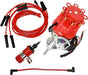Ready 2 Run Distributor, 8.0mm Spark Plug Wires, 45k Volts Canister Coil, and Coil Wire for Chrysler Dodge Mopar Big Block 413, 426, 440 R2R Red Cap - Southwest Performance Parts